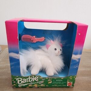 Vintage Mattel Barbie Ginger Persian Kitty Cat Pet #67572